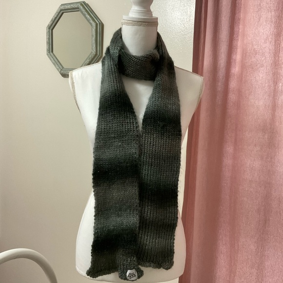 Accessories - Grey Ombre Knit Scarf